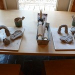 Clay Table Set for Two