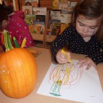 Drawing Pumpkins from Life - Oil Pastel
